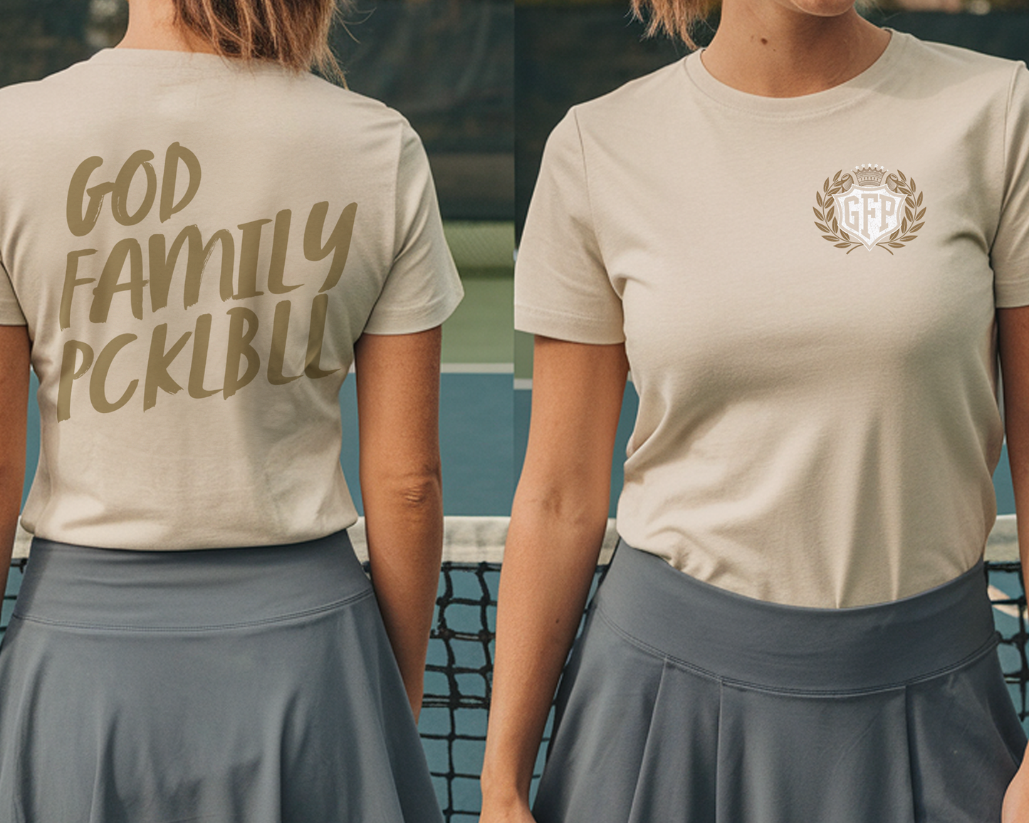 God, Family, Pickleball Shirt