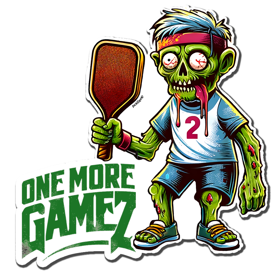 One More Gamez - Zombie Sticker